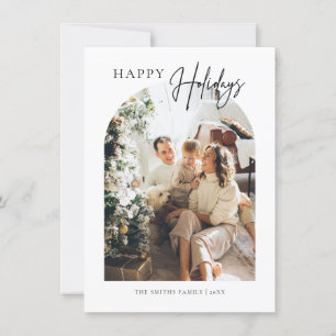 Minimalistisch Arch Frohe Weihnachtsgrüße-Karte Dankeskarte