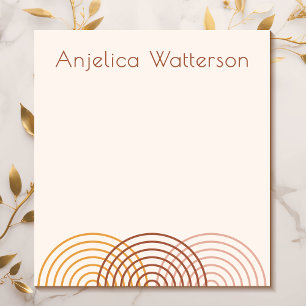 Minimalistisch Arches Boho Small Notizblock