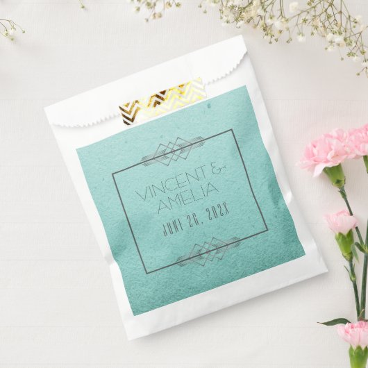 Minimalistisch Art Deco Geschenktütchen (Versiegelt)