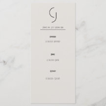 Minimalistisch Art Deco Wedding Main Einladung