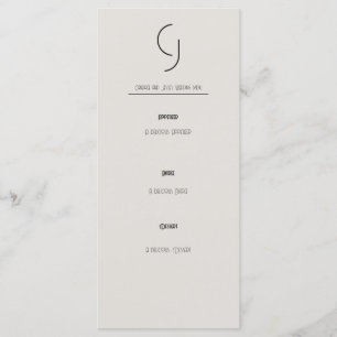 Minimalistisch Art Deco Wedding Main Einladung