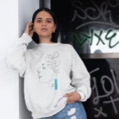 Minimalistisch Art Inspirational Sweatshirt für Fr