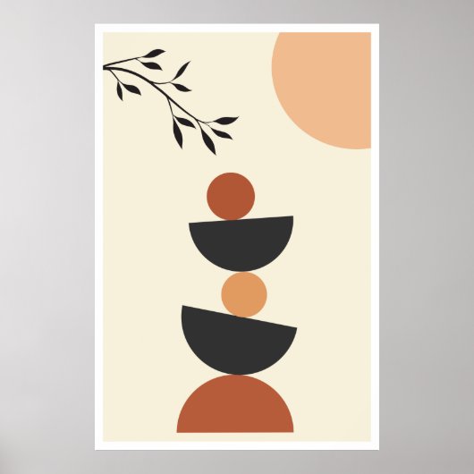 Minimalistisch Art Poster (Vorne)