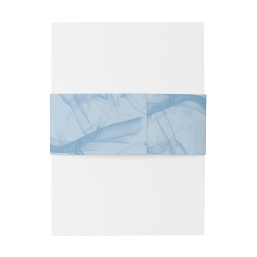 Minimalistisch Baby Blue Initials Date Wedding Einladungsbanderole (Rückseitenbeispiel)