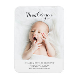 Minimalistisch Baby Boy Girl Foto Keepake Geschenk Magnet