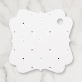 Minimalistisch Baby Shower Baby Boy Candle Geschenkanhänger (Rückseite)