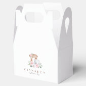 Minimalistisch | Bäckerei | Caterer Geschenkschachtel (Geöffnet)