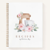 Minimalistisch | Bäckerei | Caterer | Rezept-Noteb Notizblock (Vorderseite)