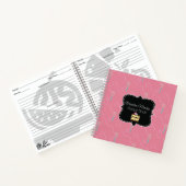 Minimalistisch Baker Wirbel Whisk Rezept Kochbuch Notizblock (Innenseite)