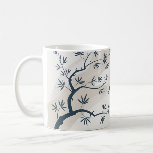 Minimalistisch Bamboo Zen Tasse (Links)