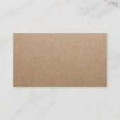 Minimalistisch Beauty Salon & Wellness-Center Rust Treuekarte (Rückseite)