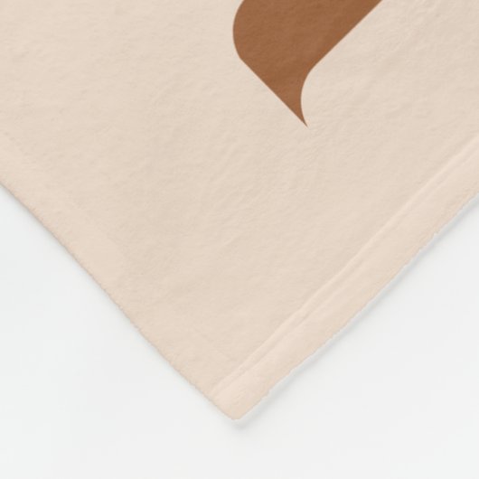 Minimalistisch Beige Custom 5 Foto Besties Fleecedecke (Ecke)