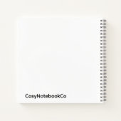 Minimalistisch Beige Notebook - Geometrisches Note Notizblock (Rückseite)