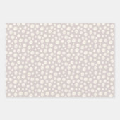 Minimalistisch Beige Taupe Gray Sage Green Neutral Geschenkpapier Set (Vorderseite)