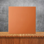 Minimalistisch belebende orange Vollfarbe Fliese<br><div class="desc">Minimalistisch belebende orange Vollfarbe</div>