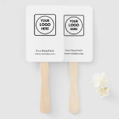 Minimalistisch | Benutzerdefiniertes, einfaches Lo Fächer (Vorne und Hinten)