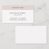 Minimalistisch Beruflich Eleganter klassischer Loo Visitenkarte (Vorne/Hinten)