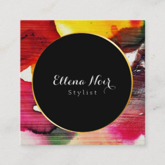 Minimalistisch, beruflich, modern, elegant quadratische visitenkarte