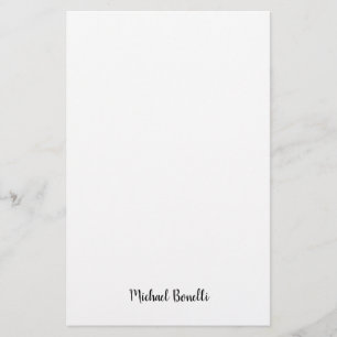 Minimalistisch Beruflich Modernes Schlichtes Schwa Briefpapier