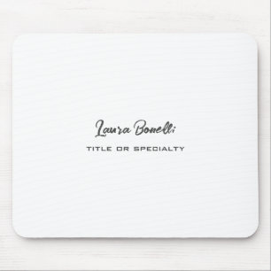 Minimalistisch Beruflich Mousepad