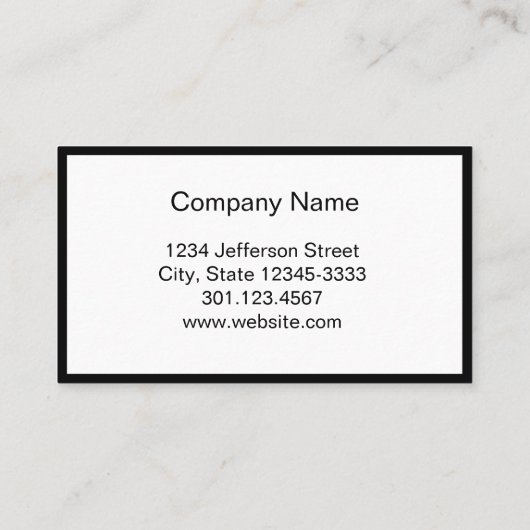 Minimalistisch Beruflich Terminkarte (Rückseite)