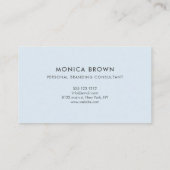 Minimalistisch Beruflich Visitenkarte (Rückseite)