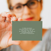 Minimalistisch Beruflich Visitenkarte