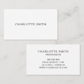 Minimalistisch berufliche, moderne Visitenkarten Visitenkarte (Vorne/Hinten)