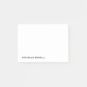 Minimalistisch Berufliche Schlicht Moderne Post-it Klebezettel (Vorderseite)