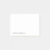 Minimalistisch Berufliche Schlicht Moderne Post-it Klebezettel (Vorderseite)