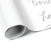 Minimalistisch Beruflicher Name Geschenkpapier (Rolleneckpunkt)