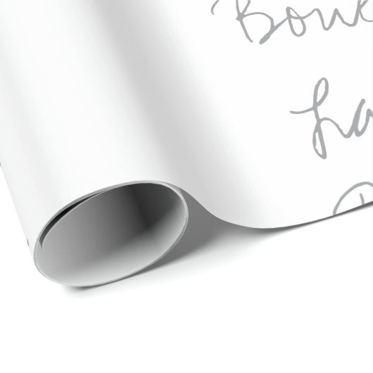 Minimalistisch Beruflicher Name Geschenkpapier (Rolleneckpunkt)