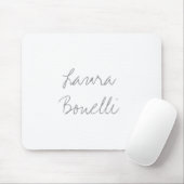 Minimalistisch Beruflicher Name Mousepad (Mit Mouse)