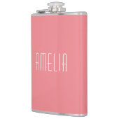 Minimalistisch Beruflicher Schlichter Name Flachmann (Links)