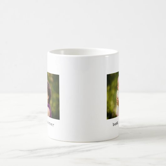 Minimalistisch Best Oma Ever Foto Kaffeetasse (Mittel)