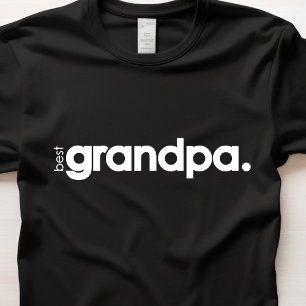 Minimalistisch bester Opa Basic T - Shirt für Männ