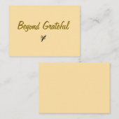 Minimalistisch Beyound Dankbarkeit Vielen Dank Mitteilungskarte (Vorne/Hinten)