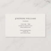 Minimalistisch Bibelverse Psalm 29:11 - Christlich Visitenkarte (Vorderseite)