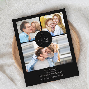 Minimalistisch Black Be our Guest 3 Fotos Hochzeit