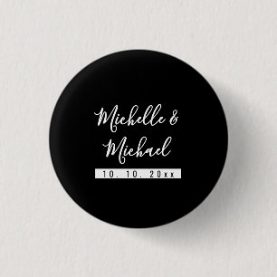 Minimalistisch Black Beruflich Modern Button