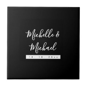 Minimalistisch Black Beruflich Modern Fliese
