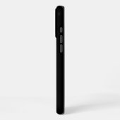 Minimalistisch Black Beruflich Modern iPhone Hülle (Linke Seite)