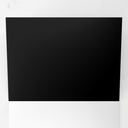 Minimalistisch Black Cat Silhouette Dreifach Gefaltete Einladung (Innen Erste Seite)