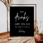 Minimalistisch Black Funny Wedding Open Bar Sign Poster<br><div class="desc">Minimalistisches Black Funny Wedding Open Bar Sign,  Minimalistisches Black Wedding Drinks Bar Menu,  Minimalistisches modernes Wedding Bar Menu Schild,  Betrunken in Liebe,  Alkohol Wedding Drink Menü</div>