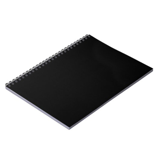 Minimalistisch Black Individuelle Name Notebook - Notizblock (Linke Seite)