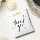 Minimalistisch Black Script Personalisiert Vielen Geschenktütchen