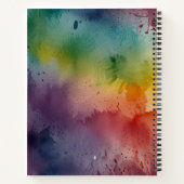 Minimalistisch Blank Sketchbook Notizblock (Rückseite)