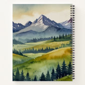 Minimalistisch Blank Sketchbook Notizblock (Rückseite)