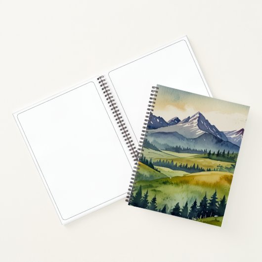 Minimalistisch Blank Sketchbook Notizblock (Innenseite)