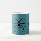 Minimalistisch Blau Kaffeetasse (Mittel)